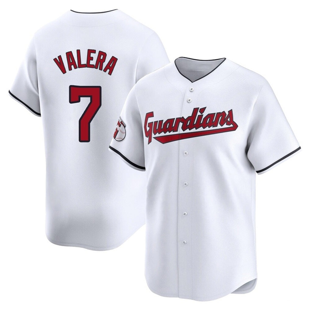 Cleveland Guardians #7 George Valera Player White CONTON Limited Home Stitched Jerseys