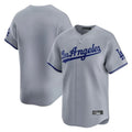 Los Angeles Dodgers Blank Player Gray CONTON Limited Game Stitched Jerseys