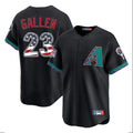 Arizona Diamondbacks #23 Zac Gallen Player Black CONTON USA 250 Fourth of July Home Game Stitched Jerseys