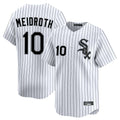 Chicago White Sox #10 Chase Meidroth Player White CONTON Stripe Limited Home Stitched Jerseys