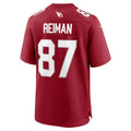 A.Cardinals #87 Tip Reiman Cardinal CONTON Team Game Jersey