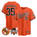 Baltimore Orioles #35 Adley Rutschman Player Orange CONTON 30th Anniversary of 2131 Home Game Stitched Jerseys