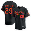 Baltimore Orioles #29 Samuel Basallo Player Black CONTON Limited Home Game Stitched Jerseys