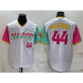 San Diego Padres #44 Joe Musgrove White CONTON Number 2022 City Connect Cool Base Stitched Jersey