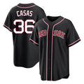 Boston Red Sox #36 Triston Casas Player Black CONTON Out Home Game Stitched Jerseys