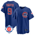 Chicago Cubs #9 Miguel Amaya Player Royal CONTON 150th Anniversary Home Game Stitched Jerseys