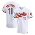 Baltimore Orioles #11 Jordan Westburg Player White CONTON Limited Elite Home Game Stitched Jerseys