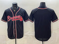 Atlanta Braves Blank 2026 Fashion Replica Black CONTON Out Stitched Jersey