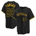 Chicago White Sox #20 Miguel Vargas Player Black CONTON Snake Skin City Home Game Stitched Jerseys