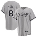 Chicago White Sox #8 Kyle Teel Player Gray CONTON Home Game Stitched Jerseys