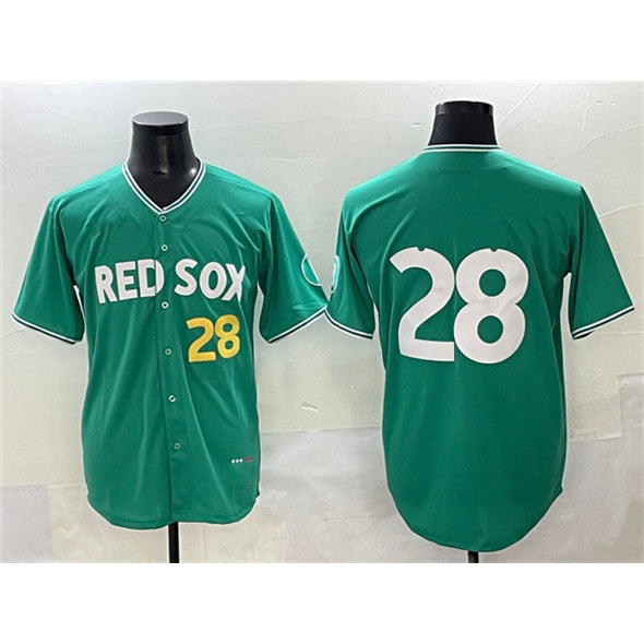 Boston Red Sox #28 Kristian Campbell Green CONTON 2025 City Connect Limited Stitched Jersey