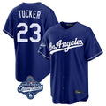 Los Angeles Dodgers #23 Kyle Tucker Player Royal CONTON World Series Meet Game Stitched Jerseys