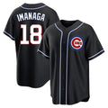 Chicago Cubs #18 Shota Imanaga Player Black CONTON Fashion Out Game Stitched Jerseys
