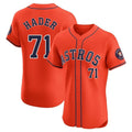 Houston Astros #71 Josh Hader Player Orange CONTON Home Limited Elite Stitched Jerseys