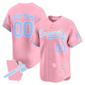 Custom Atlanta Braves Bubblegum Pink Vapor Premier Limited Jersey ¨C All Stitched-Pink CONTON