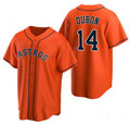 Houston Astros #14 Mauricio Dub¨®n Orange CONTON Cool Base Stitched Jersey