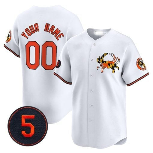 Custom Baltimore Orioles Robinson Patch Vapor Premier Limited Jersey V3 ¨C White CONTON