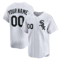 Custom Chicago White Sox White CONTON Home Limited Jersey