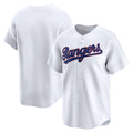 Texas Rangers White CONTON Throwback Cooperstown Collection Limited Jersey