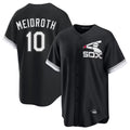 Chicago White Sox #10 Chase Meidroth Player Black CONTON Spring Training Game Stitched Jerseys