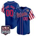 Custom Baltimore Orioles America 250 Edition Vapor Premier Limited Royal CONTON Stitched Jerseys