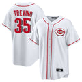 Cincinnati Reds #35 Jose Trevino Player White CONTON Game Home Stitched Jerseys