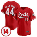 Cincinnati Reds #44 Elly De La Cruz Player Red CONTON Vapor Premier Limited Home Stitched Jerseys
