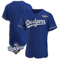 Los Angeles Dodgers Blank Player Royal CONTON Limited Elite Home World Series Stitched Jerseys