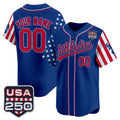 Custom Oakland Athletics America 250 Edition Vapor Premier Limited Royal CONTON Stitched Jerseys