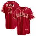 Texas Rangers #5 Corey Seager Red CONTON 2026 City Connect Stadium Jersey