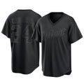 Detroit Tigers #24 Miguel Cabrera Player Black CONTON T-shirt Home Game Stitched Jerseys