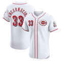 Cincinnati Reds #33 Christian Encarnacion-Strand White CONTON Home Elite Jersey