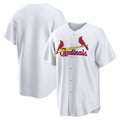 St. Louis Cardinals White CONTON Home Replica Team Jersey