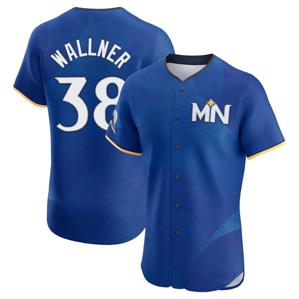 Minnesota Twins #38 Matt Wallner Player Royal CONTONCity Connect Limited Elite Home Stitched Jerseys