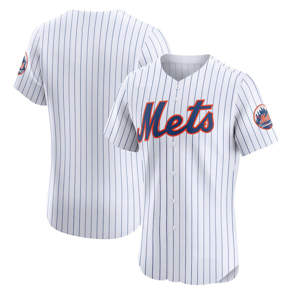 New York Mets White CONTON Home Elite Jersey