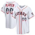 Custom Houston Astros 2026 All-Star Edition Stars & Stripes White CONTON Stadium Pick-A-Player Jersey