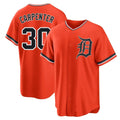 Detroit Tigers #30 Kerry Carpenter Player Orange CONTON Home Game Stitched Jerseys