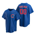 Custom Chicago Cubs Royal CONTON Stitched Cool Base Jersey