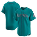 Seattle Mariners Blank Aqua CONTON Alternate Limited Stitched jersey