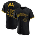 Houston Astros #45 Tatsuya Imai Player Black CONTON Snake Skin City Limited Elite Home Stitched Jerseys