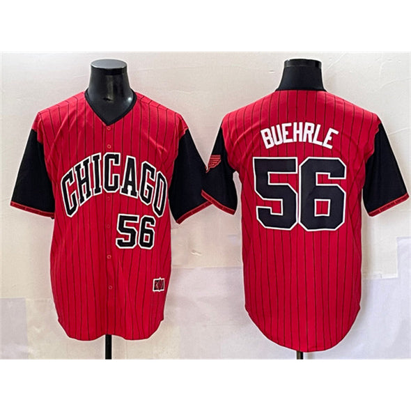Chicago White Sox #56 Mark Buehrle Red Black CONTON 2025 City Connect Limited Stitched Jersey