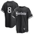 Chicago White Sox #8 Kyle Teel Player Black CONTON City Connect Home Game Stitched Jerseys