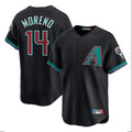 Arizona Diamondbacks #14 Gabriel Moreno Player Black CONTON Fashion Out Home Game Stitched Jerseys