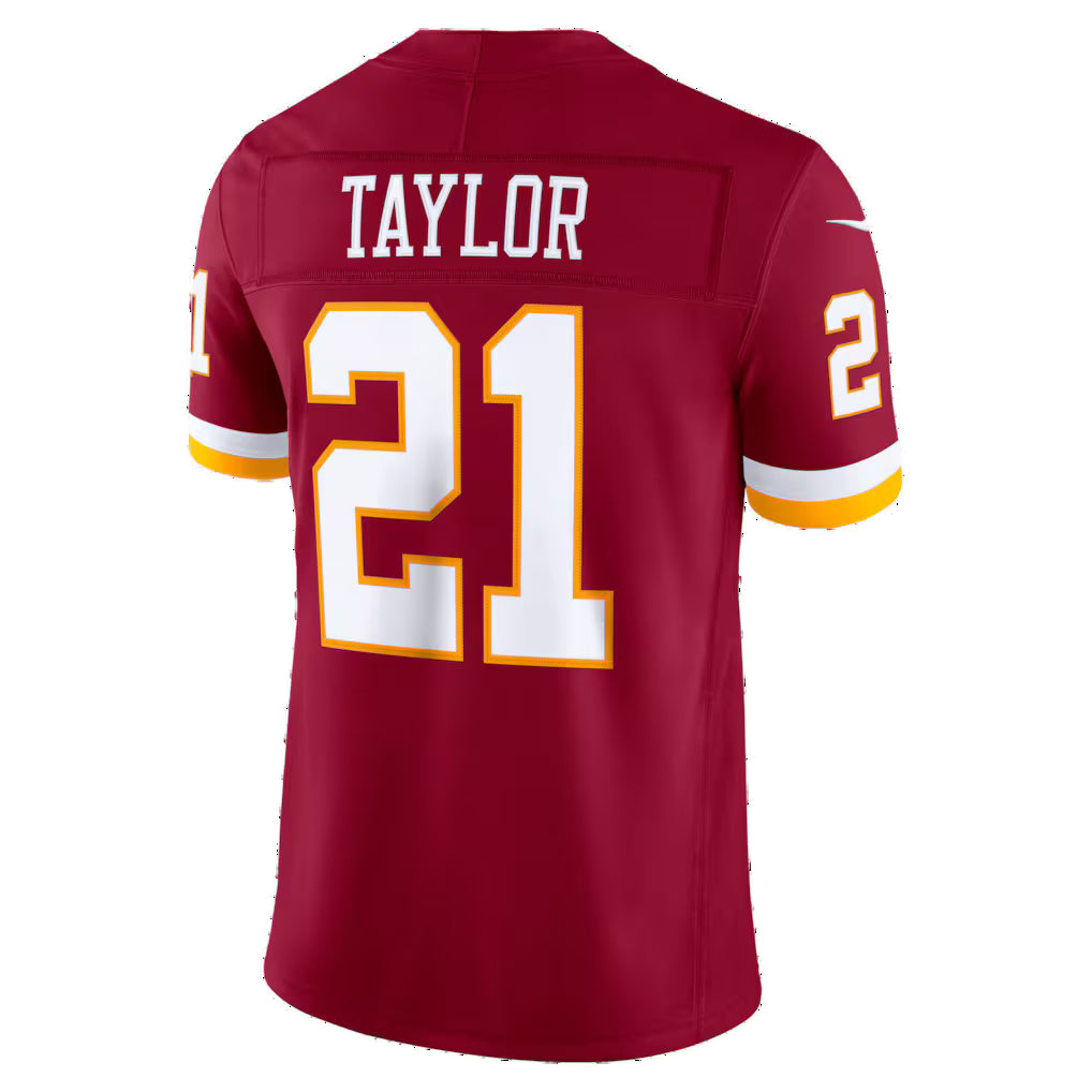 W.Commanders #21 Sean Taylor Burgundy CONTON Team Vapor F.U.S.E. Stitched Retired Limited Jersey