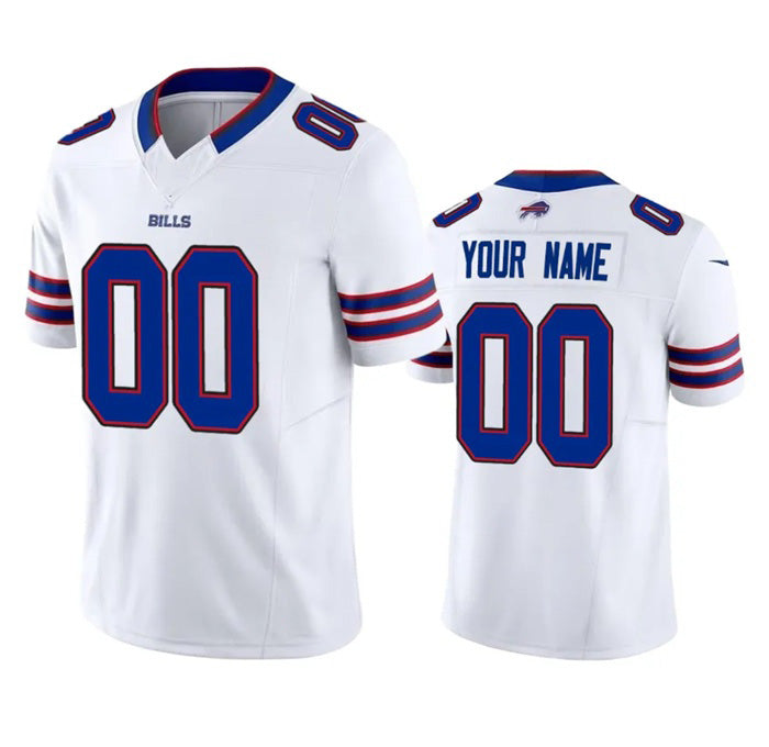 Custom B.Bills Active Player White CONTON 2023 F.U.S.E. Vapor Untouchable Limited Stitched Jersey
