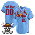 Custom St. Louis Cardinals x One Piece Blue CONTON Vapor Premier Limited Jersey - Stitched