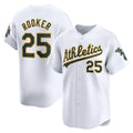 Oakland Athletics #25 Brent Rooker White CONTON Home Limited Player Jersey
