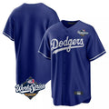 Los Angeles Dodgers Blank Player Royal CONTON Game Home World Series Stitched Jerseys
