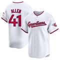 Cleveland Guardians #41 Carlos Santana White CONTON Home Limited Stitched Jersey