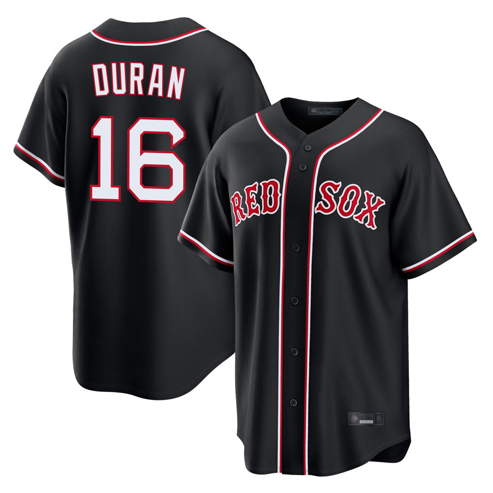 Boston Red Sox #16 Jarren Duran Player Black CONTON Out Home Game Stitched Jerseys